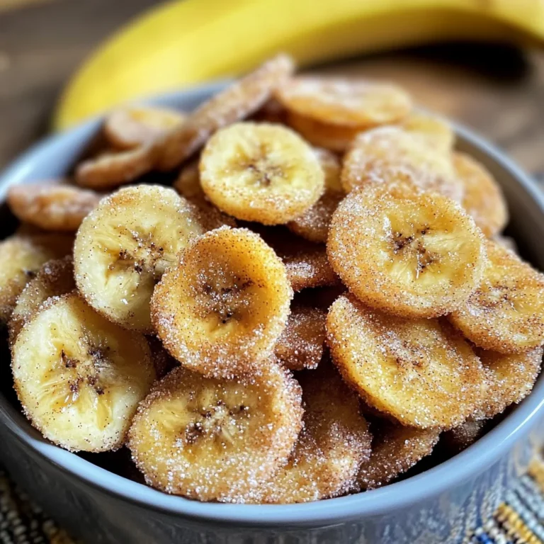 Air Fryer Cinnamon Banana Chips