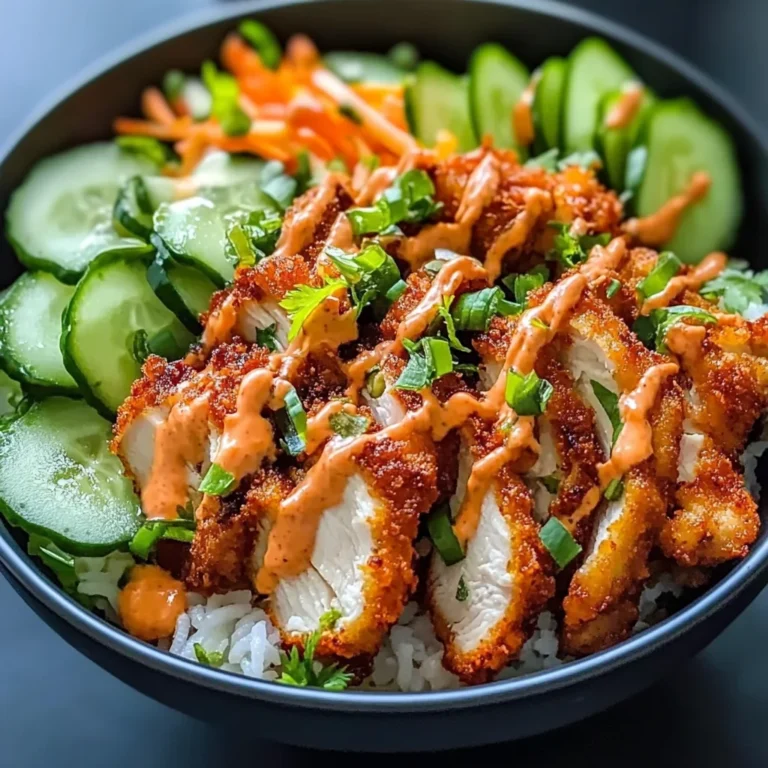 Bang Bang Chicken Rice Bowl