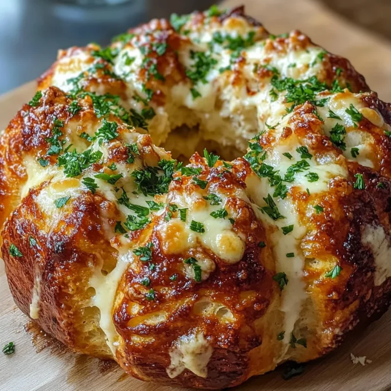Chicken Alfredo Monkey Bread