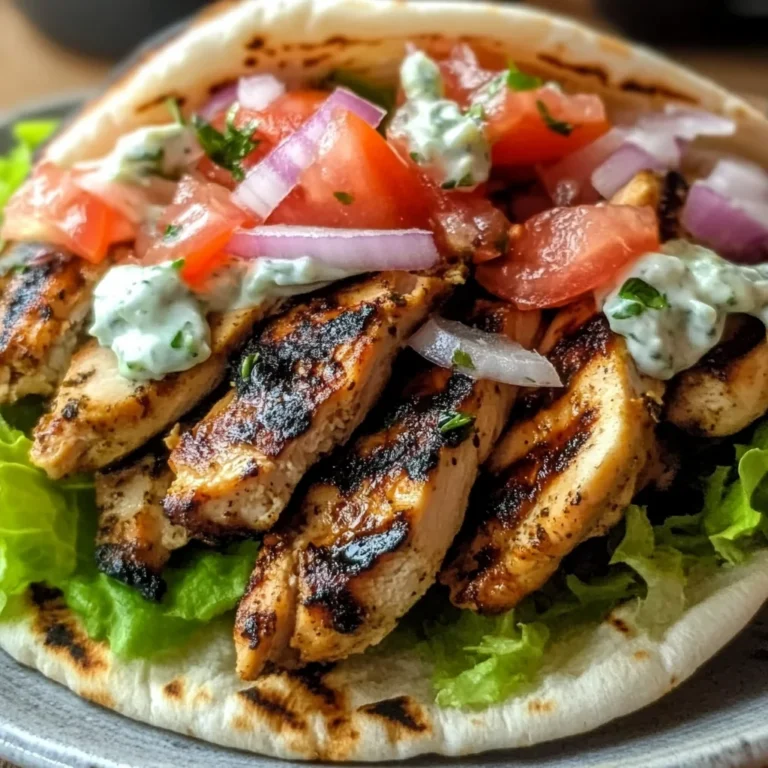 Chicken Pita Gyros