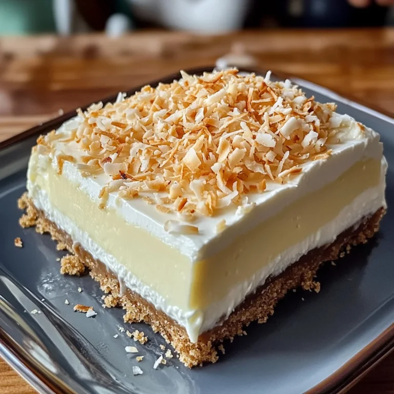 Coconut Cream Lush: A Creamy, No-Bake Dessert for Every Occasion