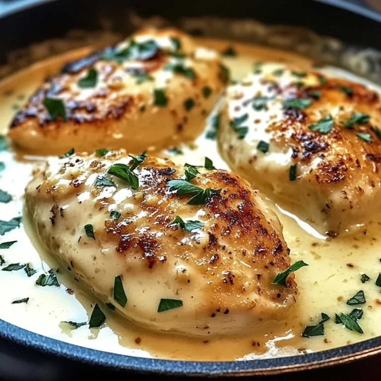 Creamy Baked Chicken with Parmesan and Garlic