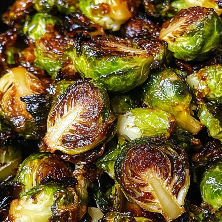 Crispy Honey Balsamic Brussels Sprouts