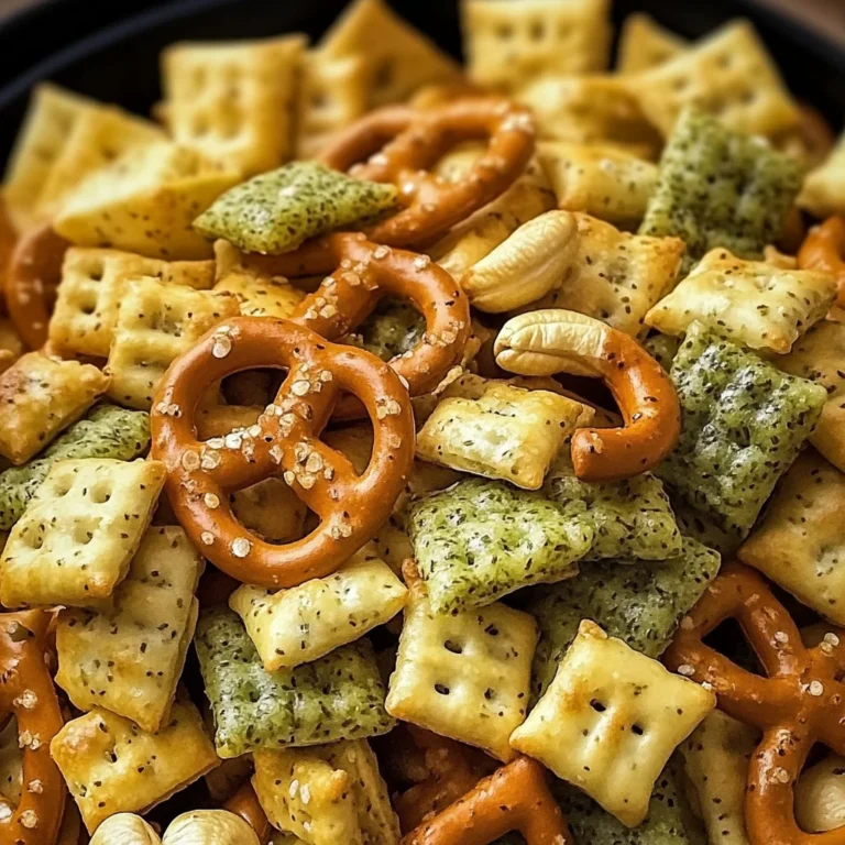 Dill Pickle Chex Mix: A Tangy Snack Sensation