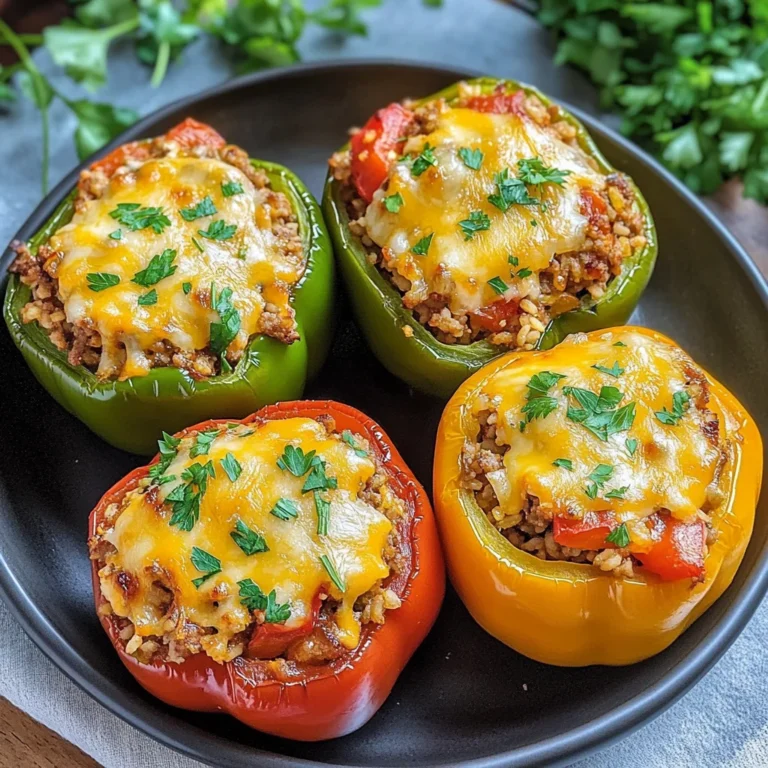 Easy Stuffed Bell Peppers Recipe