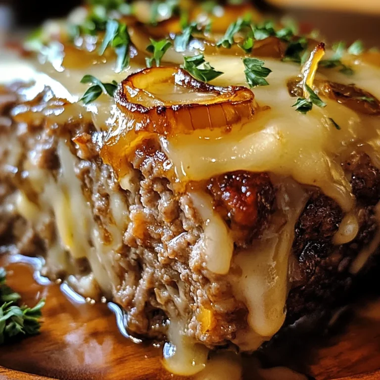 French Onion Meatloaf
