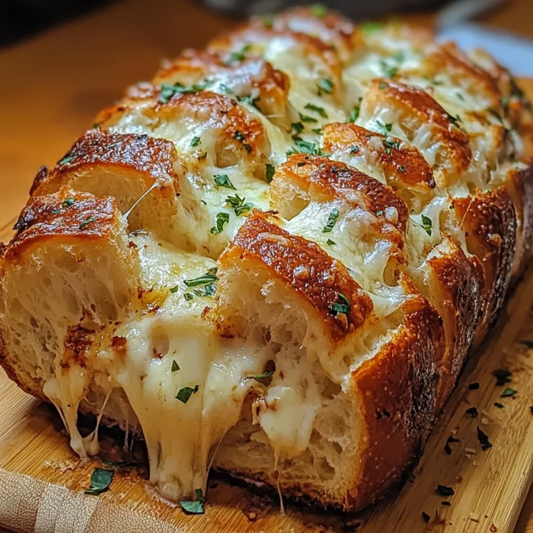 Garlic Parmesan Pull-Apart Bread
