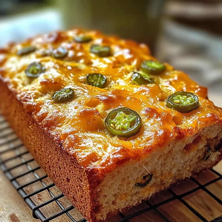 Jalapeno Cheddar Beer Bread