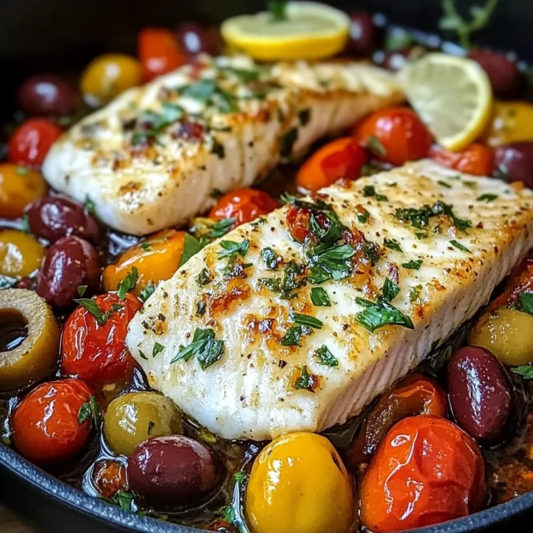 Mediterranean Baked Fish