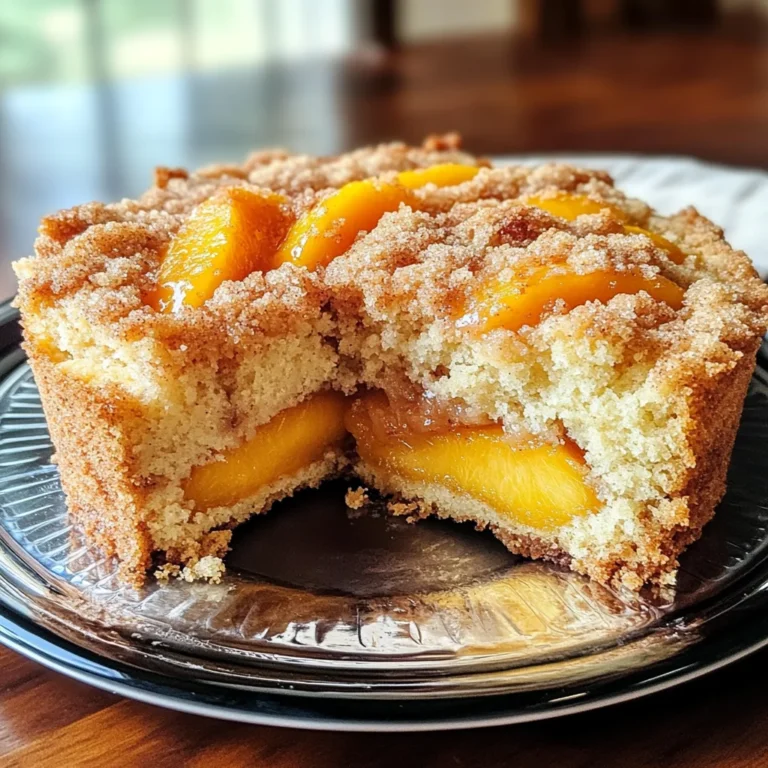 Peach Coffee Cake