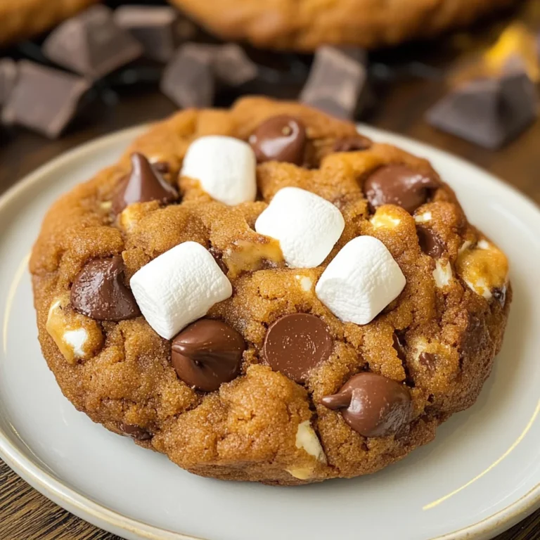 Pumpkin S'mores Cookies