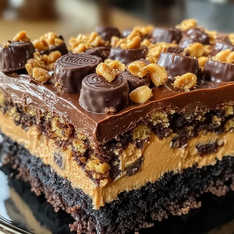 Reese’s Peanut Butter Earthquake Cake