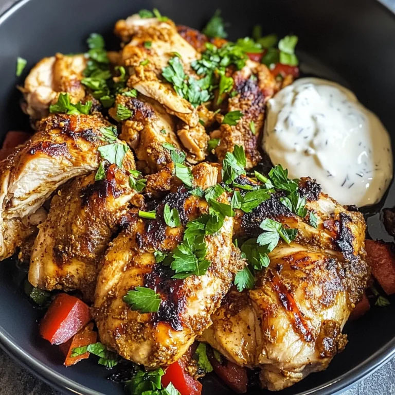 Spiced Yogurt-Marinated Chicken Thighs